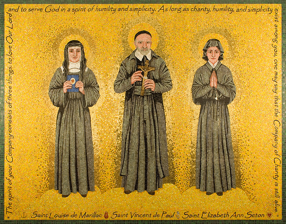 Celia Berry mosaic 3 Saints