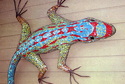 Celia Berry mosaic Castle Hill Lizard