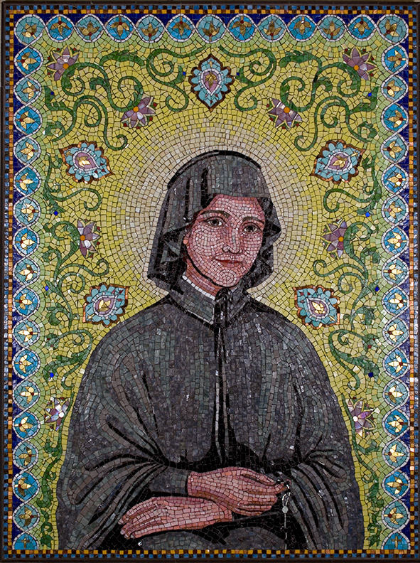 Celia Berry mosaic Saint Elizabeth Ann Seton 2008
