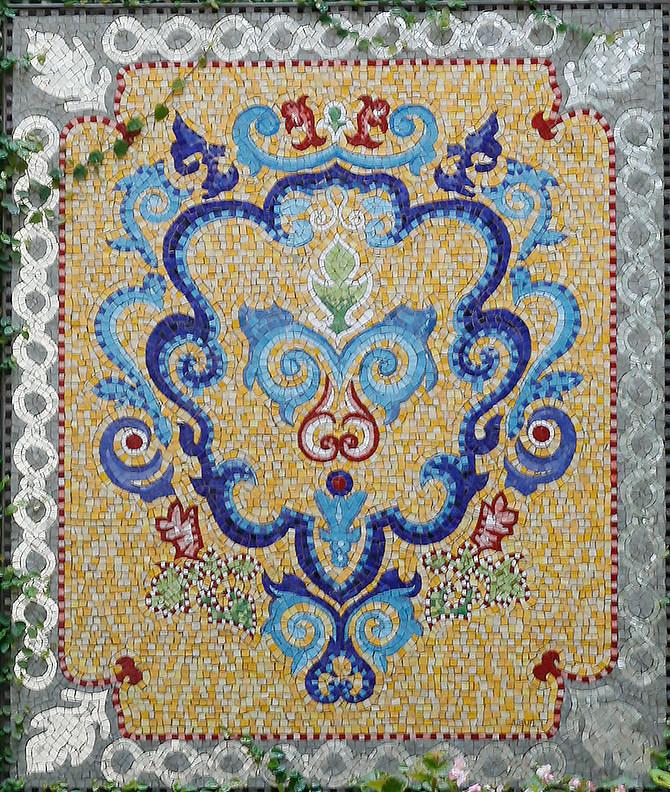 Celia Berry mosaic Westin Hotel Mosaic Detail